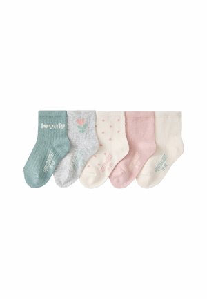 Vertbaudet, 5ER-PACK  - Socks - wollweiß