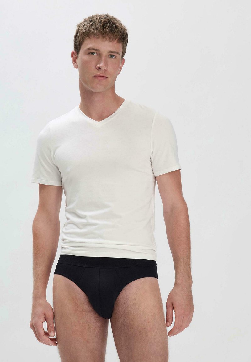 hessnatur SLIP CUT - Slip - schwarz