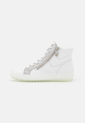 High-top trainers - weiß/light grey