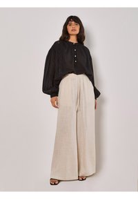 Apricot WIDE LEG MIX  - Trousers - stone