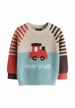CREW NECK - REGULAR FIT - Pullover - blue neutral train