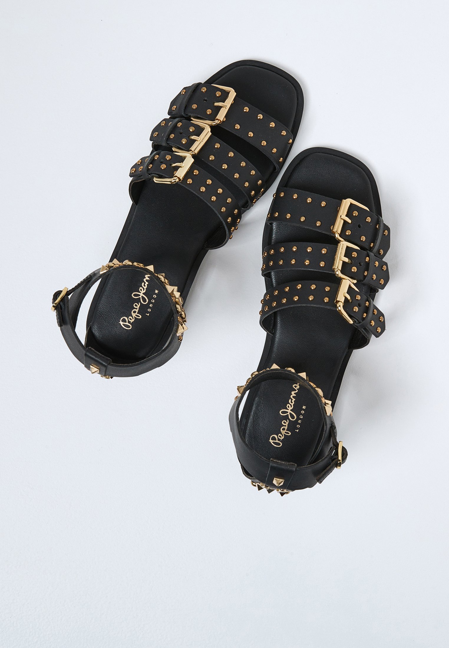 Pepe Jeans IRMA STUDS - Sandalias - black/negro - Zalando.es