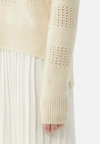GOBI Cashmere MIXED PATTERN - Långärmad tröja - off white