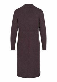 VILA VIRIL CREW NECK MIDI DRESS - Robe pull - plum perfect
