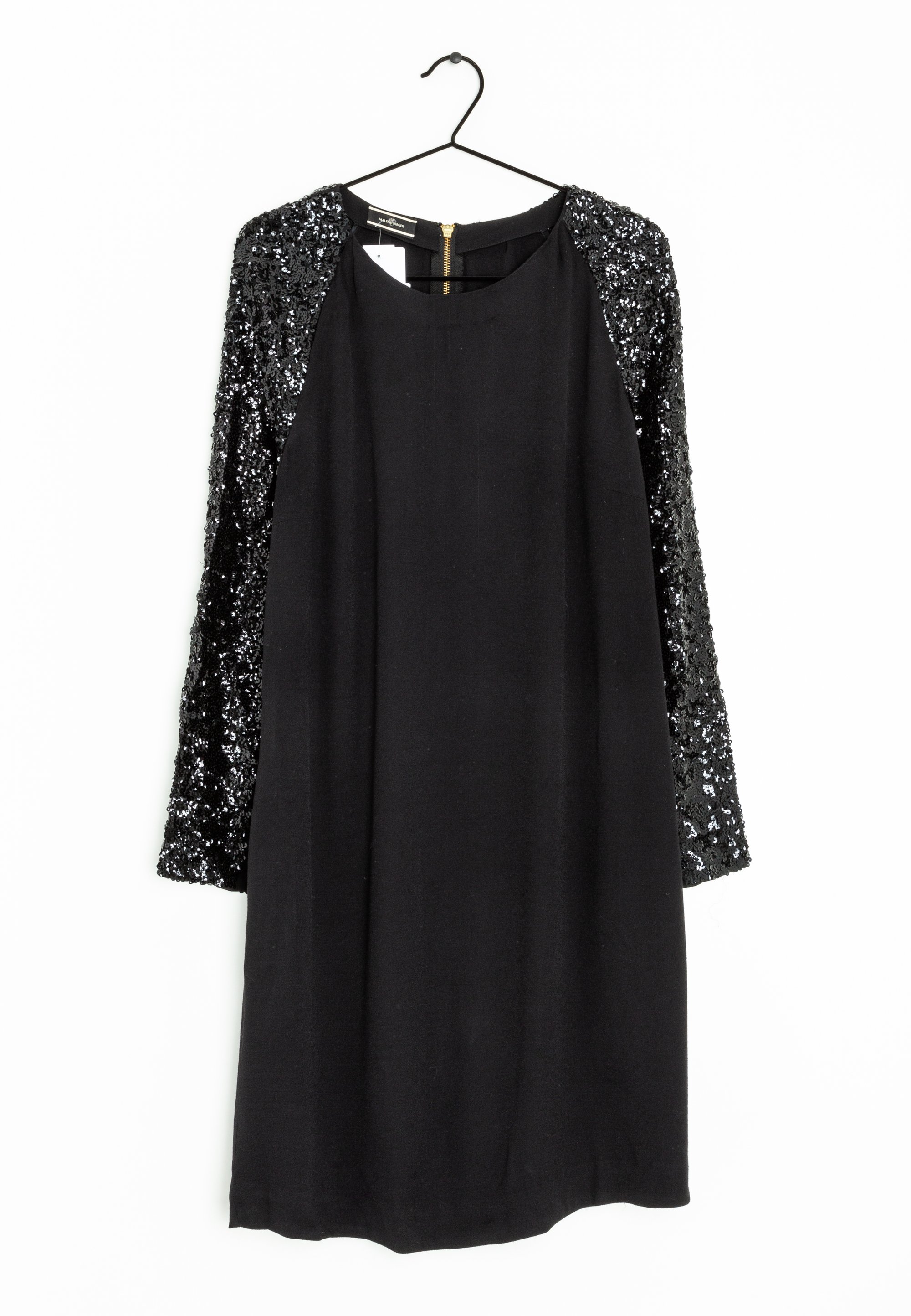 malene birger sequin dress By Malene Birger Metallic Catalina Dress in Black UFO No More
