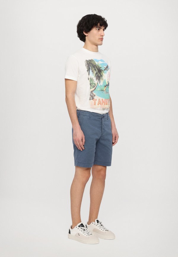 PONCHE  - Shorts - bleu de mer2