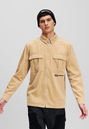 CORDUROY OVERSHIRT - Tunn jacka - safari