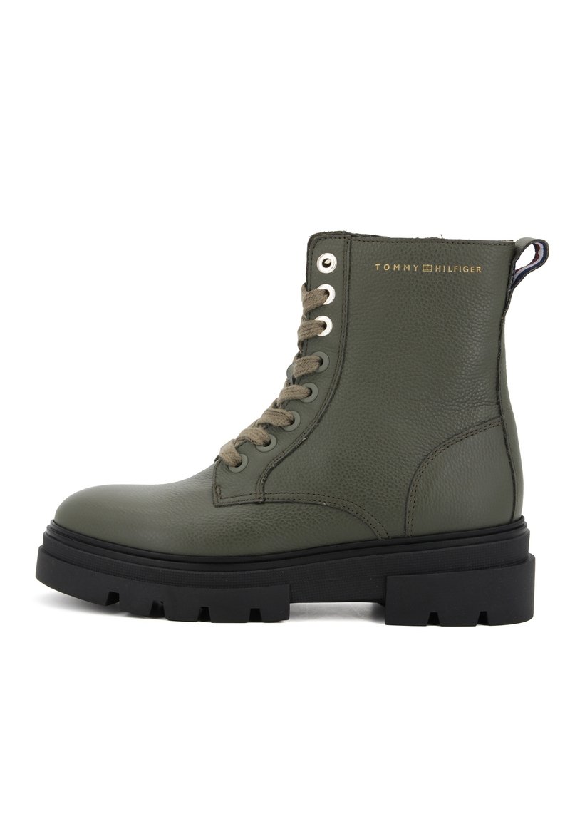 Tommy Hilfiger Stivaletti stringati - verde