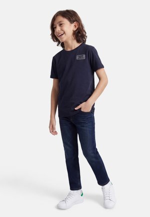 JUNIOR - Nyomott mintás póló - smart blue