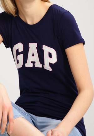 T-shirt print - dark blue