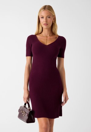 Robe pull - bordeaux