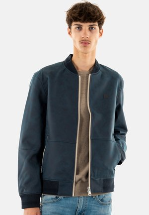 BAHO - Chaqueta de cuero sintético - bleu