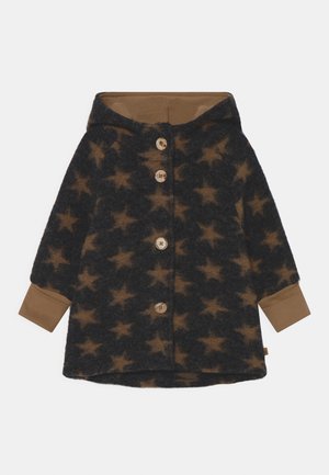 LANA COTTA MOTIF - Short coat - anthra/ermine