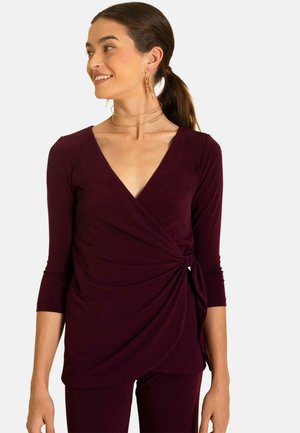 DRAPEADA ELEGANTE - Blusa - burdeos