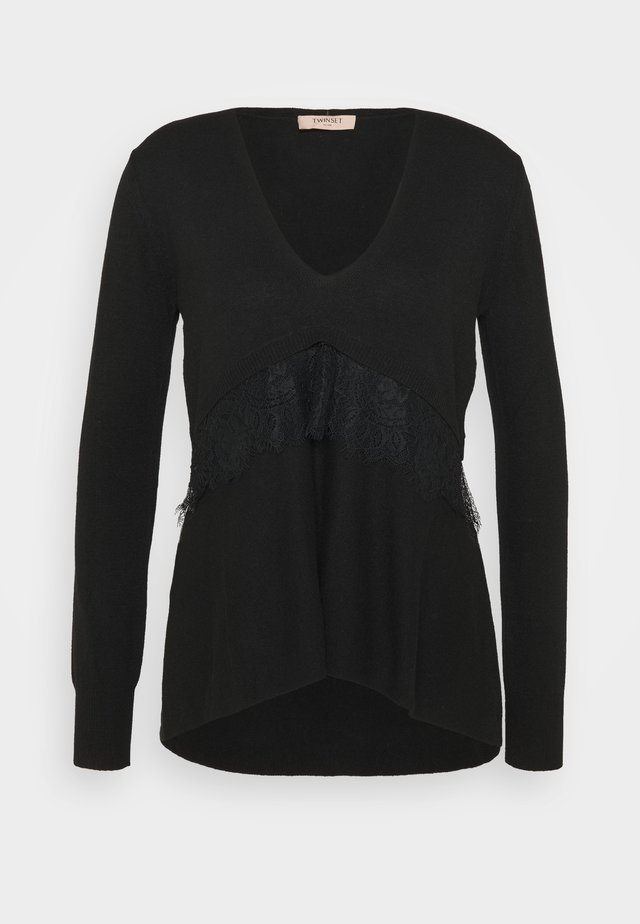 Strikpullover /Striktrøjer - nero