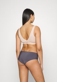 DIM OH MY WIRELESS BRA 2 PACK - Trokutasti grudnjak - purple/skin