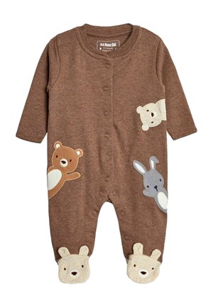 REGULAR FIT - Overal na spanie - brown