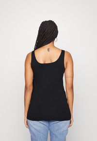 ONLY Carmakoma CARTIME TANK 2 PACK - Topper - black