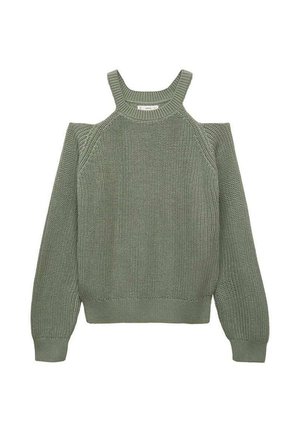 TEEN WITH CROPPED SLEEVES - Svetrík - khaki