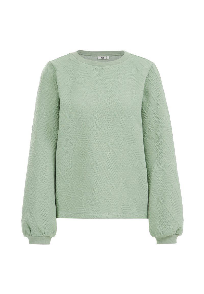 WE Fashion Longsleeve mintgroen