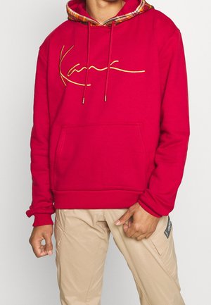 Sweat à capuche - dark red