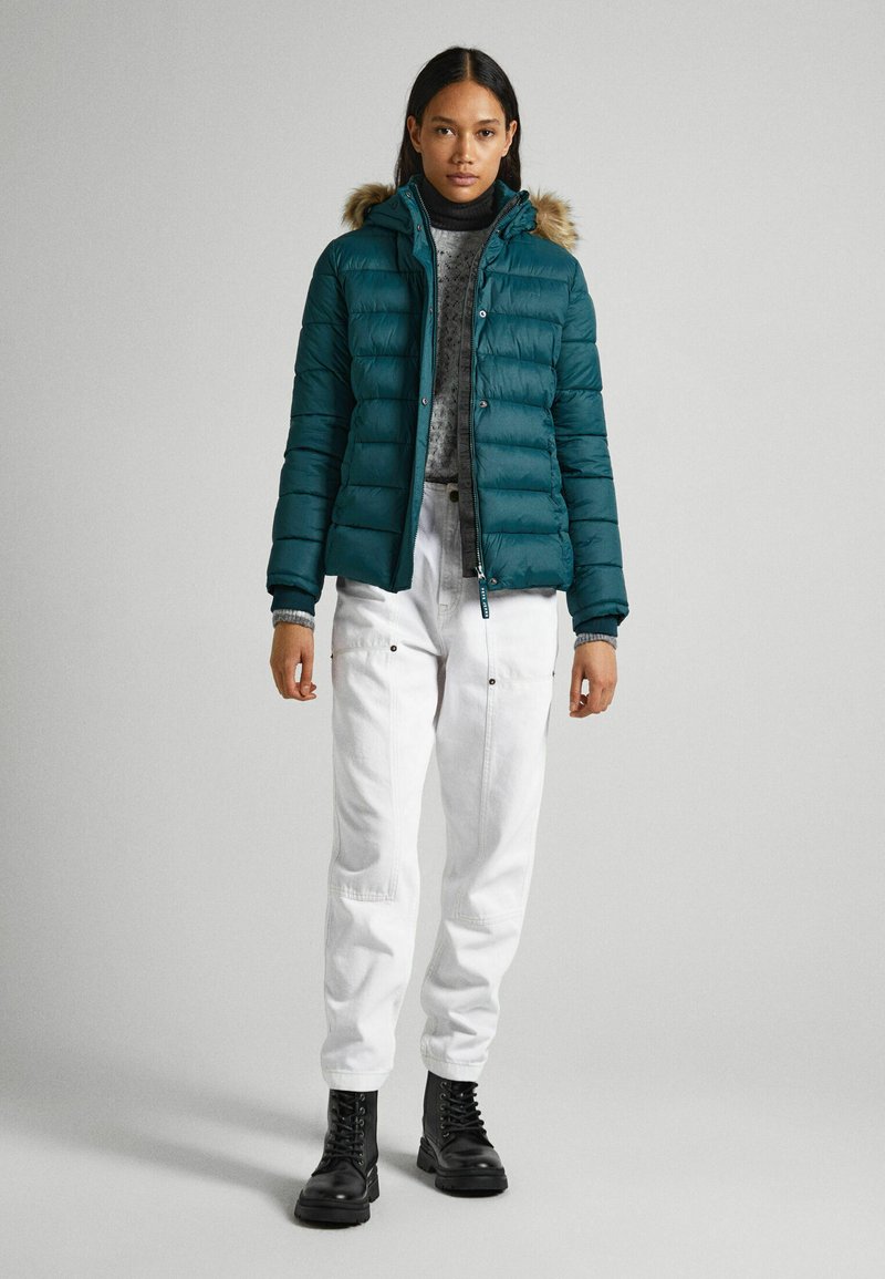 Pepe Jeans Winterjas donkergroen