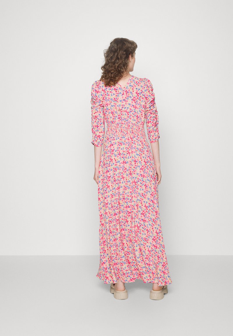Damen Freizeitkleider | byTiMo ROUCHING DRESS Maxikleid pink/blue/green/pink - CE23900 Damen Freizeitkleider | byTiMo ROUCHING DRESS Maxikleid pink/blue/green/pink - CE23900