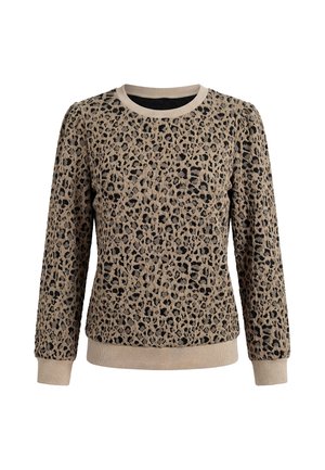 faina Sweatshirt - khaki leopard