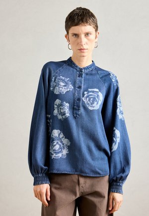 BLOUSE - Bluse - dark blue