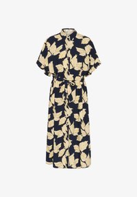 Valitud, navy leaf print