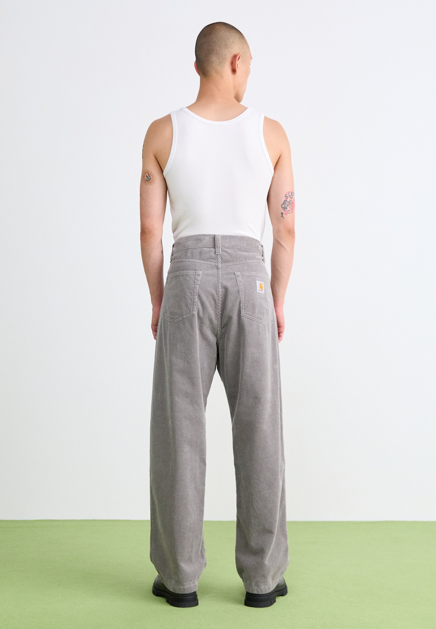 Carhartt WIP LANDON PANT - Trousers - misty grey rinsed/grey