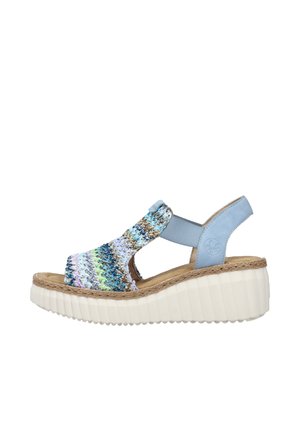 Sandales compensées - bunt