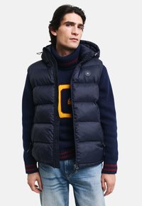 GANT ACTIVE CLOUD VEST - Vest - evening blue