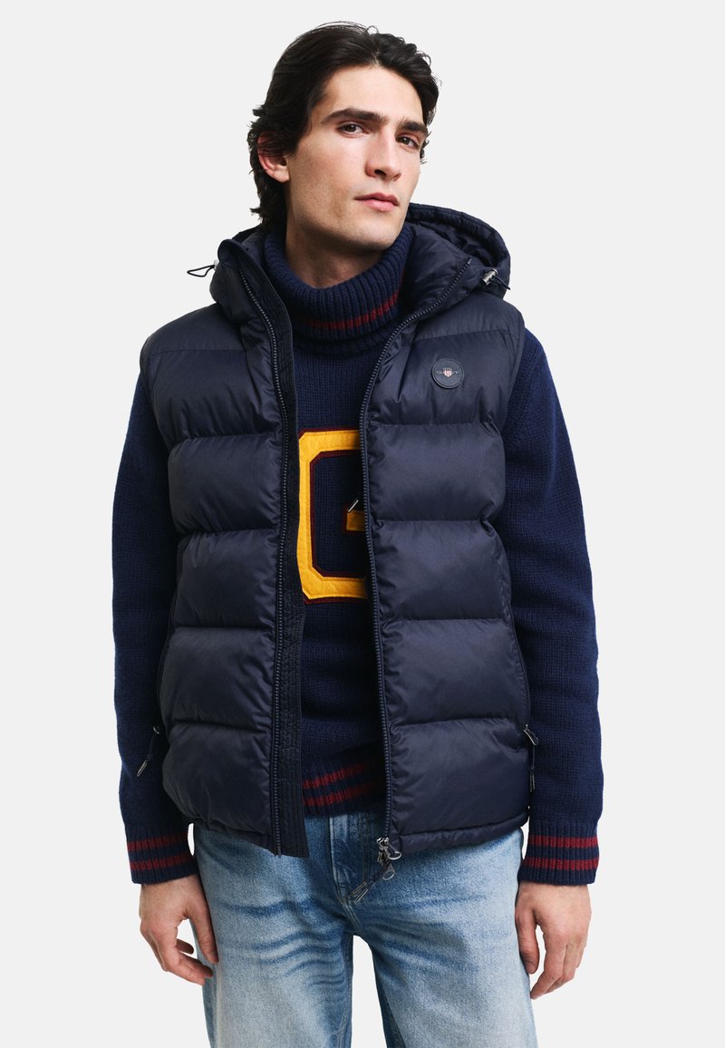 GANT ACTIVE CLOUD VEST - Vest - evening blue