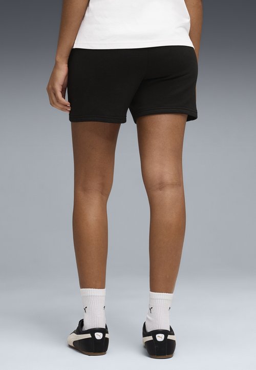 PUMA ESSENTIALS SCRIPT HIGH-WAIST - Shorts - black — photo 3