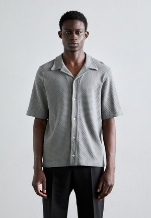 OFFICINE GENERALE KAI POLO TEXTURED - Chemise - iron grey