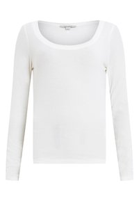 AllSaints RINA SCOOP NECK - Maglietta a manica lunga - white