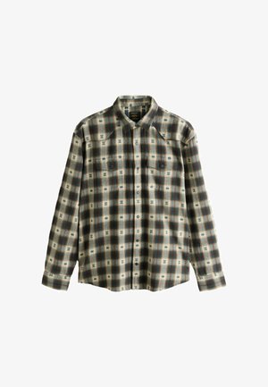 Next, CHECK LONG SLEEVE SHIRT - Let jakke / Sommerjakker - ecru brown navajo