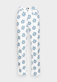 Não selecionado, powder blue floral