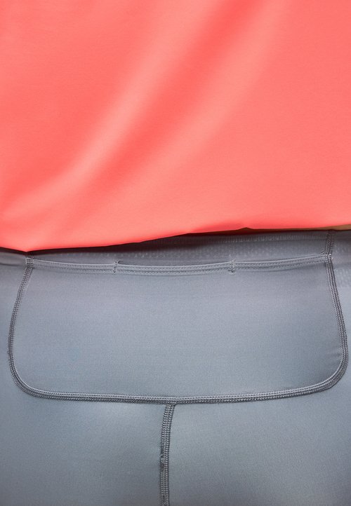 adidas PRO - Short running tights - onix/solar turbo — foto 6