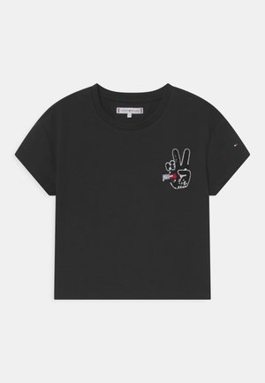 SPARKLE FUN FLAG TEE - T-Shirt print - black