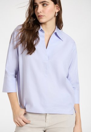 POPELINE MANICHE TRE  - Blouse - viola