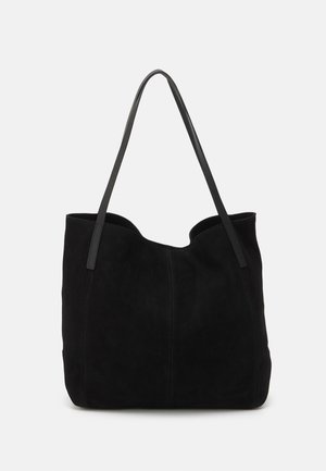 LEATHER - Handtasche - black