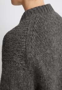 Marc O'Polo DENIM BUTTONS - Adīta jaka - dark shadow melange