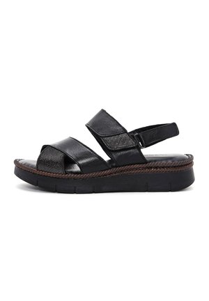 Platform sandals - black