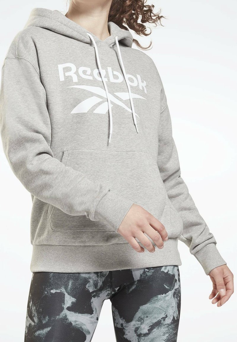 Reebok Felpa con cappuccio - grey