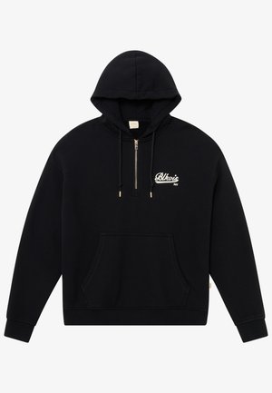 BLKVIS SCRIPT HALF ZIP HOODY - Sweatshirt - black