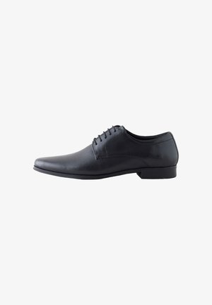 Next, REGULAR FIT - EMBOSSED DERBY - Smart lace-ups - black