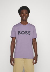 BOSS THINKING - Potiskana majica - medium purple