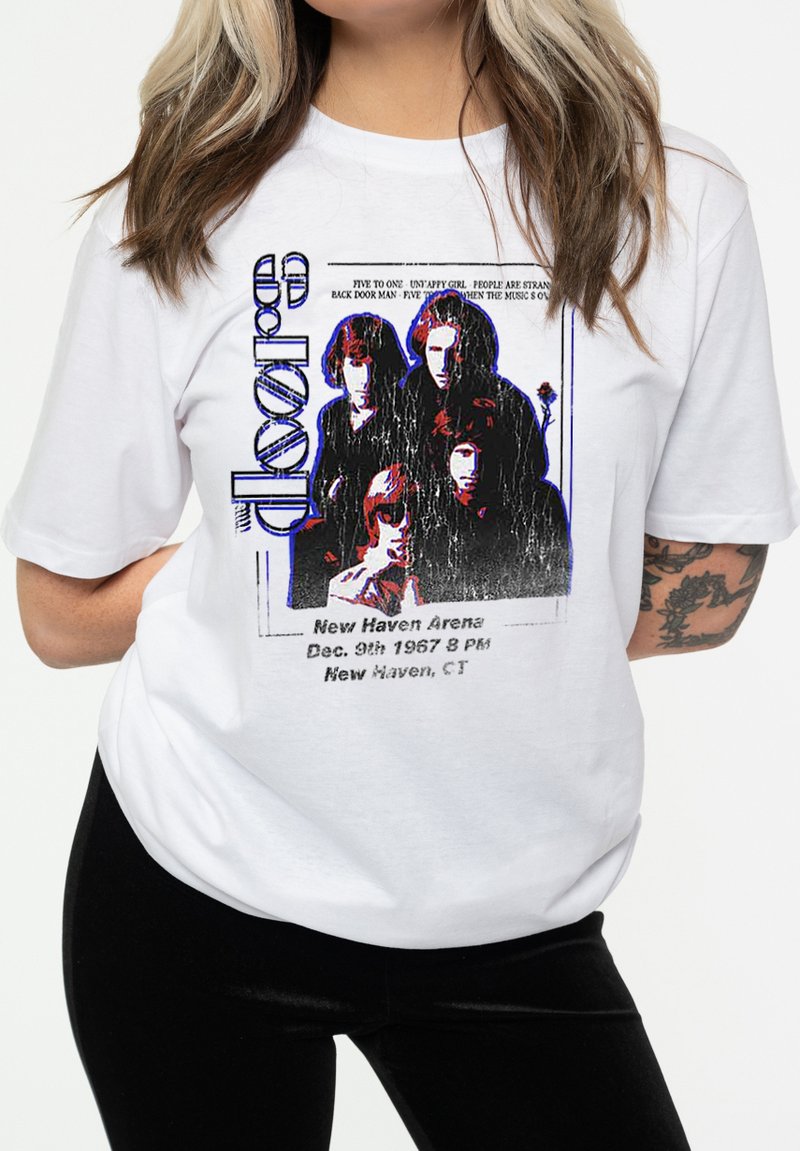 Paradiso Clothing THE DOORS NEW HAVEN ARENA VINTAGE FLYER - Print T-shirt - white
